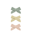 Quincy Mae Bow Clip Set - Sage, Yellow, Melon