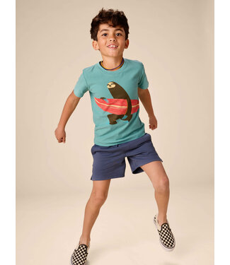 Tea Collection Surfer Sloth Graphic Tee