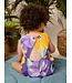 Tea Collection Peek-a-Boo Back Baby Romper - Large Tropical Floral