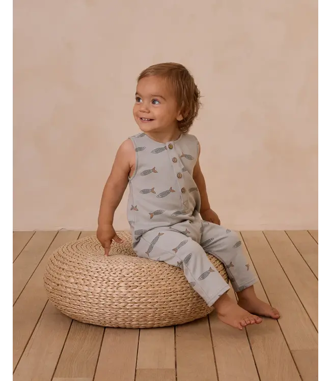 Rylee & Cru Terry Jumpsuit - Sardines