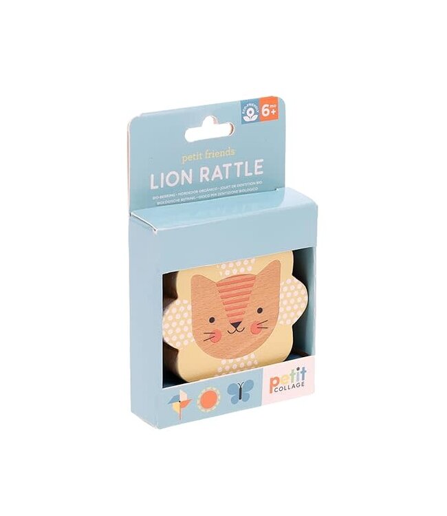 Petit Collage Lion Rattle (Discontuned)