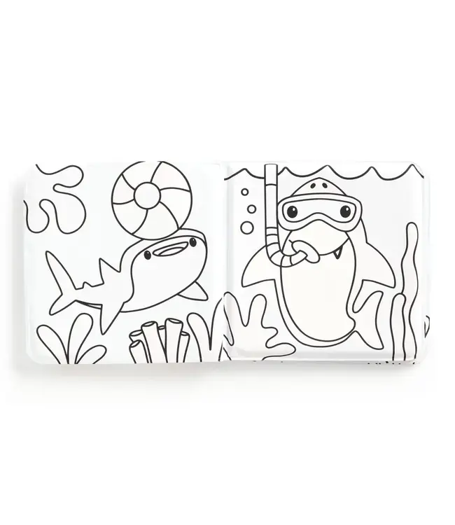 Chronicle Books Shark Splash! Color Magic Bath Book