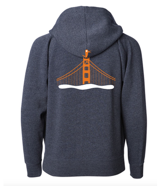 Fiddlesticks Golden Gate Bridge Hoodie - Navy