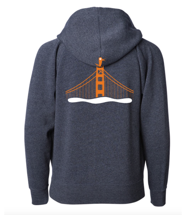 Fiddlesticks Golden Gate Bridge Hoodie - Navy