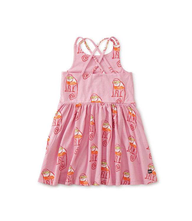 Tea Collection Baby Strappy Back Skirted Dress - Cochin Monkeys