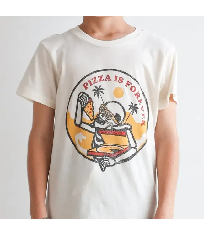 Tiny Whales Pizza is Forever Tee