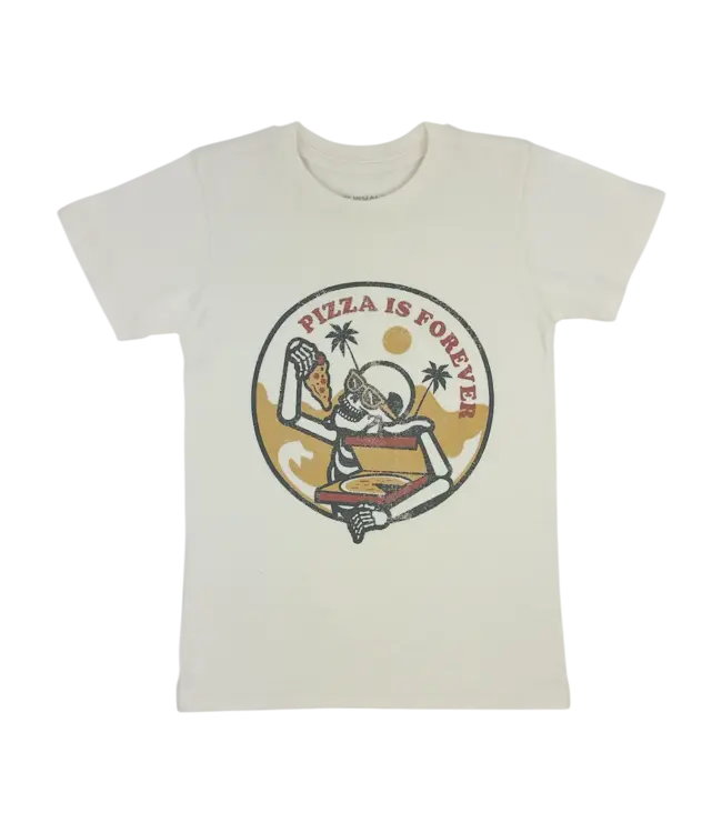 Tiny Whales Pizza is Forever Tee