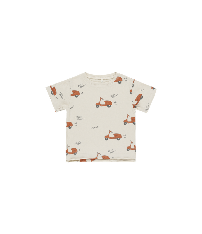 Rylee & Cru Raw Edge Tee - Moped