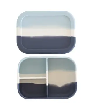 Ava + Oliver Bento Box - Blue Tie Dye
