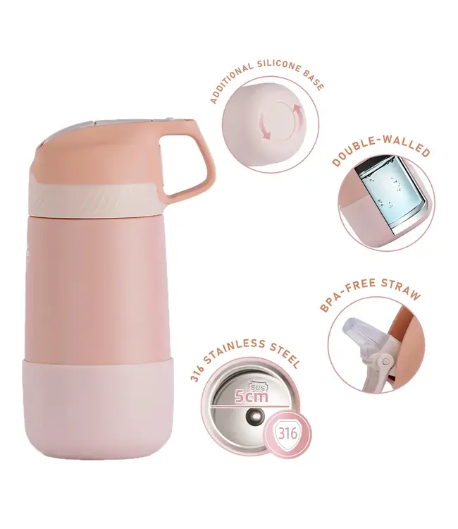 FJ Bottle Insulated Kid's Water Bottle - Coral
