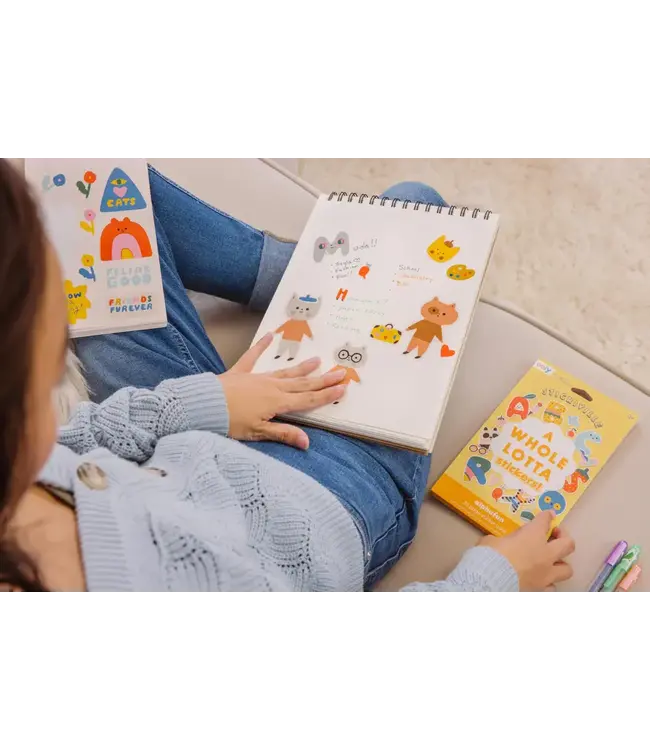 Ooly A Whole Lotta Sticker Book - Dress Up Cats