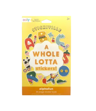 Ooly A Whole Lotta Sticker Book - Alphafun By Suzy Ultman