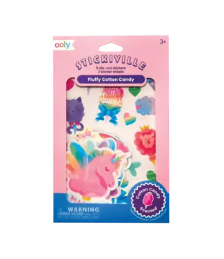 Ooly Stickiville Scented Stickers - Fluff Cotton Candy