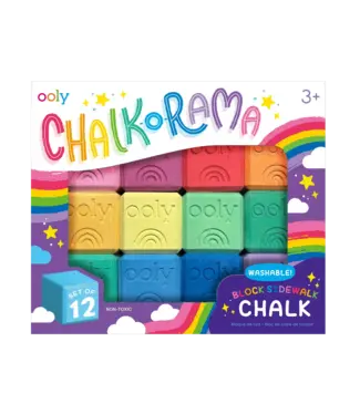 Ooly Chalk-O-Rama Block Sidewalk Chalk