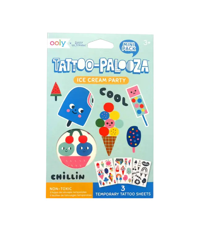Ooly Mini Tattoo  - Ice Cream Party