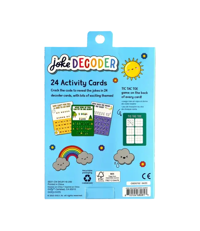 Ooly Joke Decoder Activity Cards