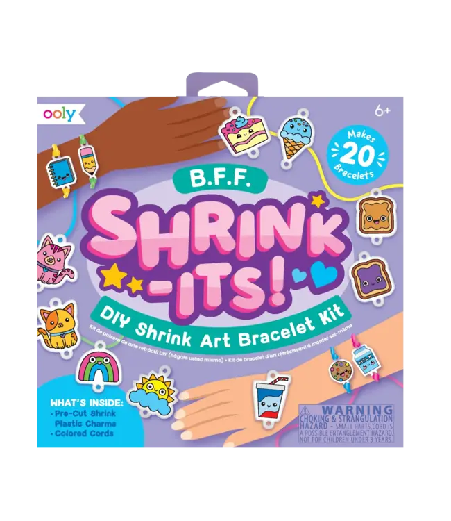 Ooly Shrink-Its  Fun B.F.F. Bracelet Kit