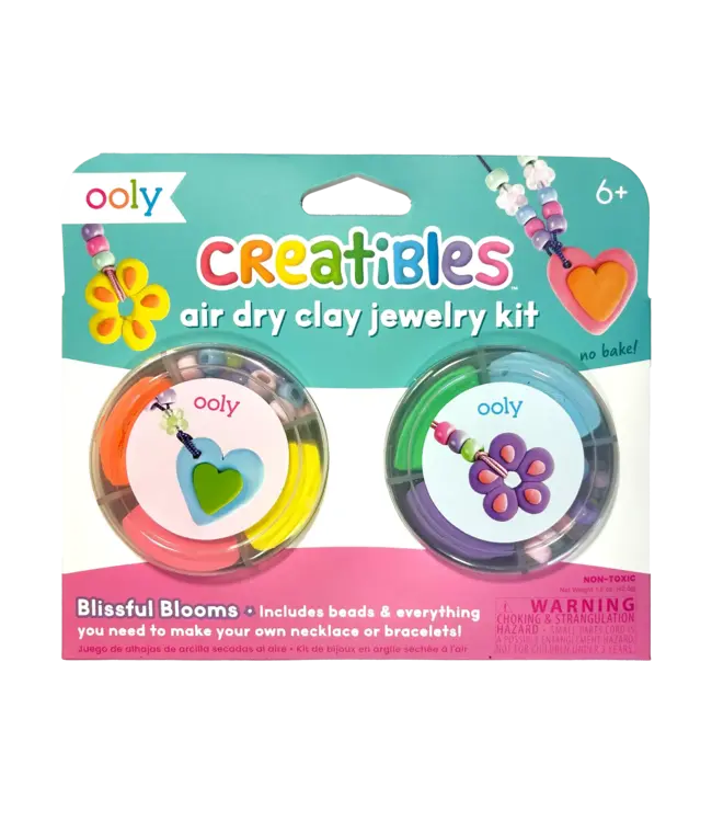 Ooly Creatibles Air Dry Clay Jewelry Kit