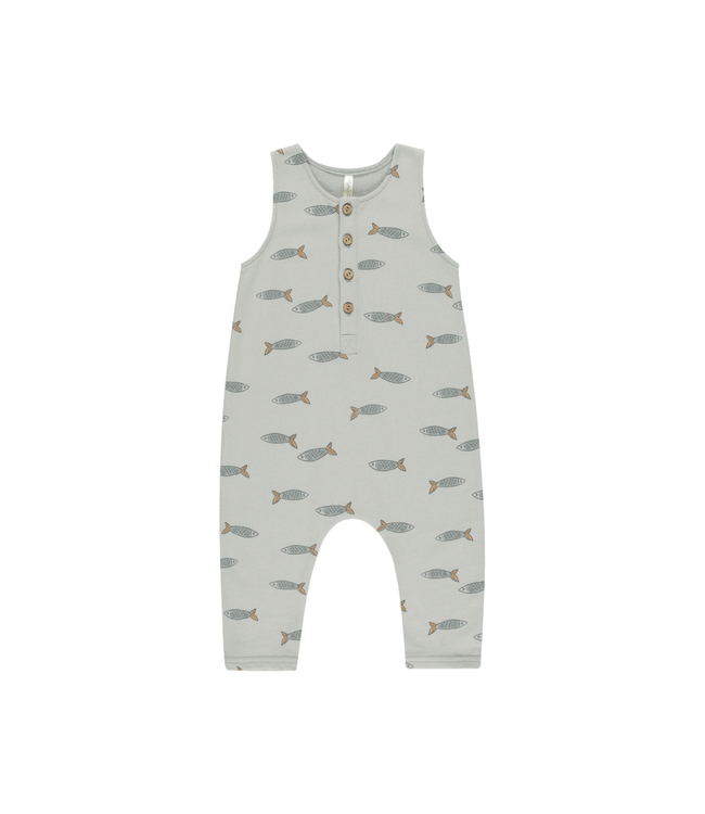 Rylee & Cru Terry Jumpsuit - Sardines