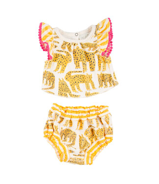 Miki Miette Yasi Bloomer Set - Cheetah