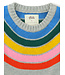 Tea Collection Rainbow Sweater - Heather Grey