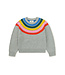Tea Collection Rainbow Sweater - Heather Grey