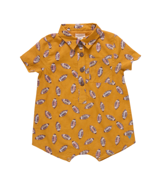 Pink Chicken Baby Easton Jumper - Flying Footballs