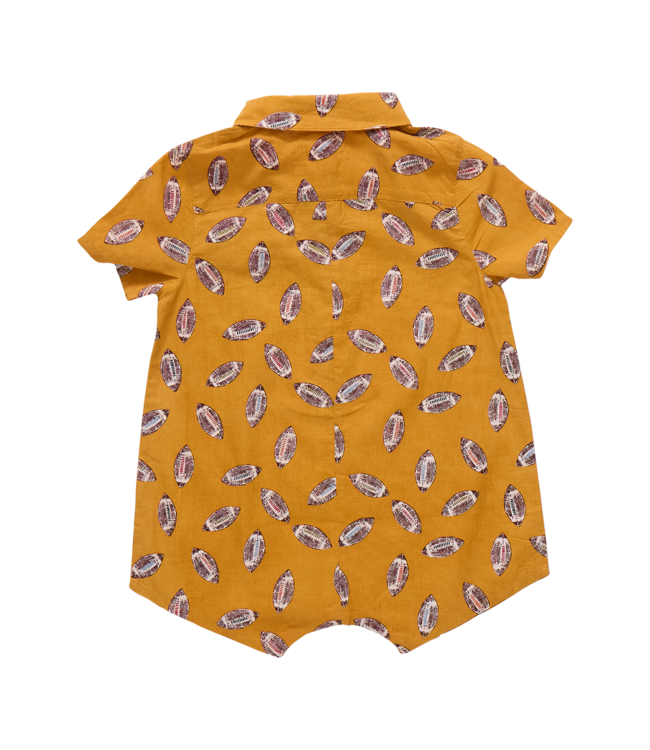 Pink Chicken Baby Easton Jumper - Flying Footballs