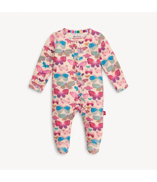 Magnetic Me All A-Flutter Modal Footie w/Ruffle