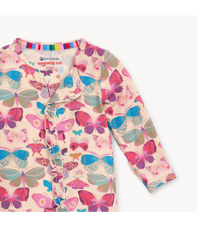 Magnetic Me All A-Flutter Modal Footie w/Ruffle