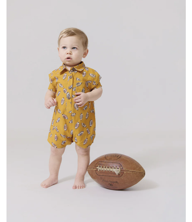 Pink Chicken Baby Easton Jumper - Flying Footballs