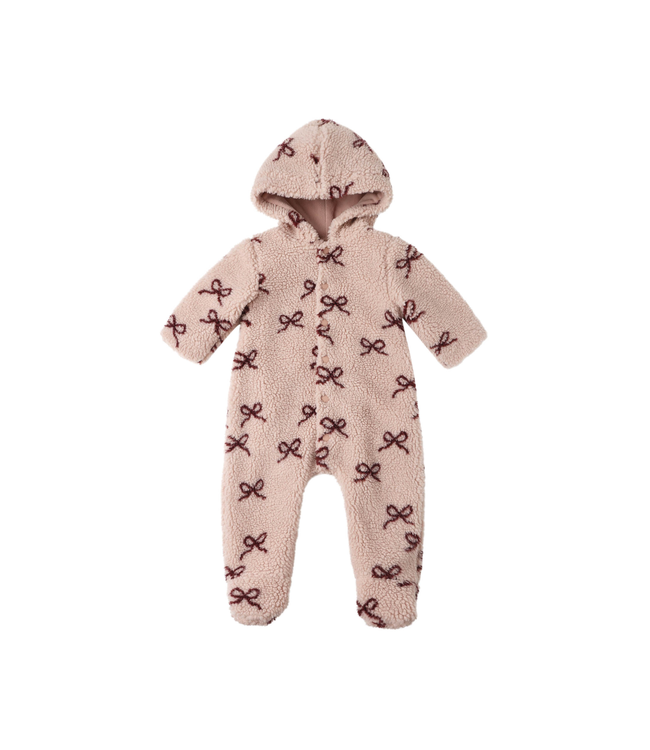 Rylee & Cru Fleece Jumpsuit - Bows