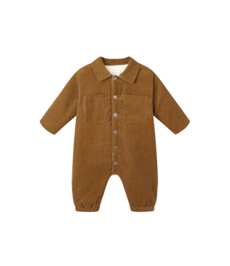 Rylee & Cru Cord Baby Jumpsuit - Golden