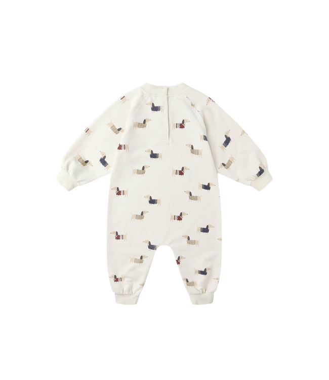 Rylee & Cru Raglan Jumpsuit - Dachshund