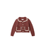 Rylee & Cru Collared Cardigan - Burgundy