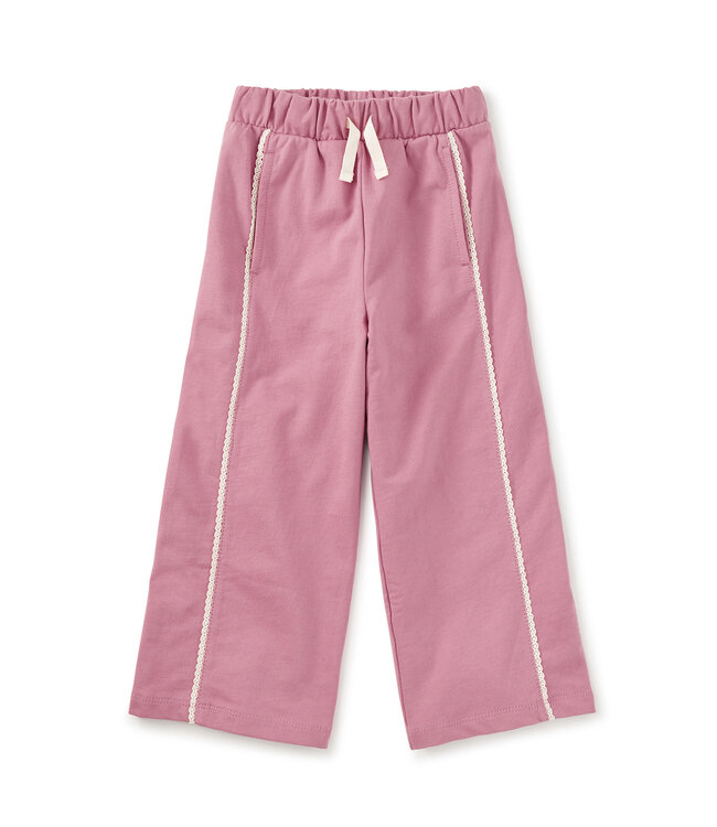 Tea Collection Lace Trim Track Pants