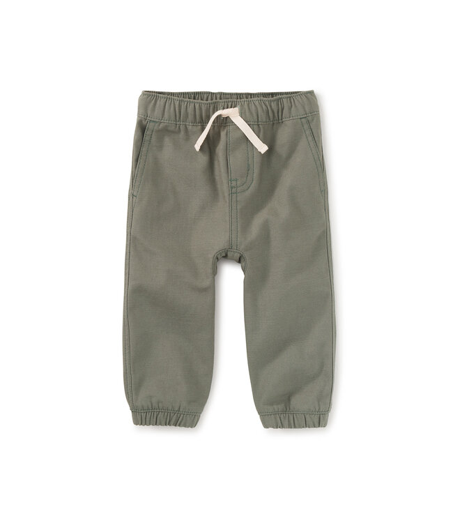 Tea Collection Small Steps Baby Pants - Dried Rosemary