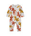 Tea Collection Long Sleeve Pocket Baby Romper - Lightning Tiger