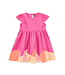 Tea Collection Cap Sleeve Jogakbo Dress - Astible Pink