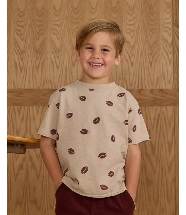 Rylee & Cru Raw Edge Tee - Footballs