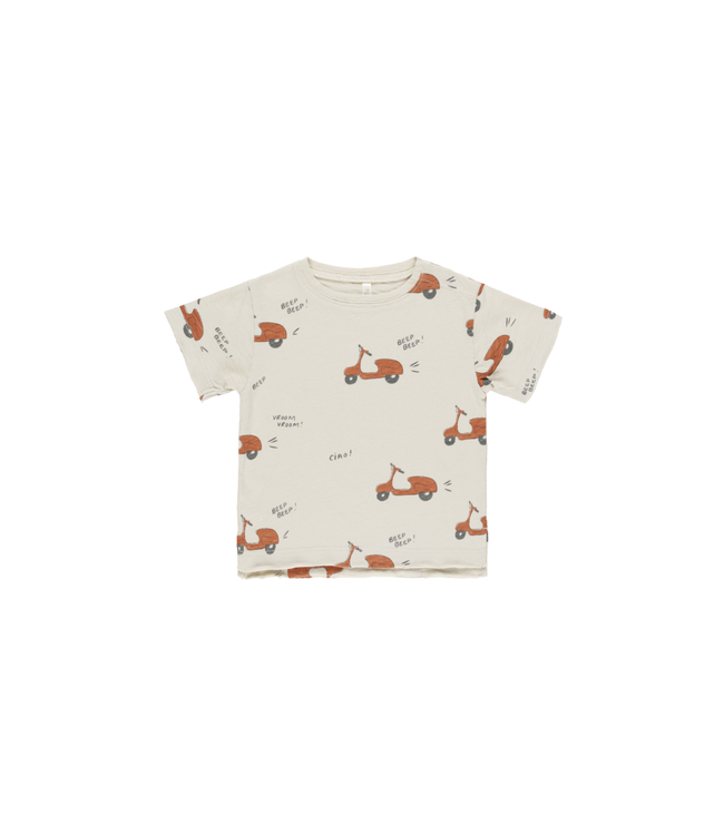 Rylee & Cru Baby Raw Edge Tee - Moped