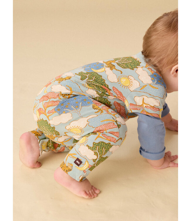 Tea Collection Layered Button Up  Baby Romper