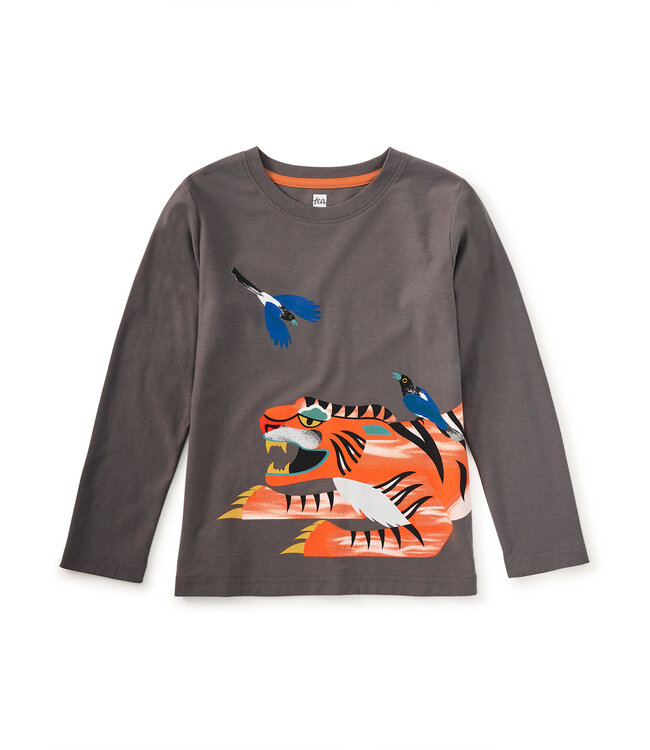 Tea Collection Tiger & Magpie Double Sided Tee