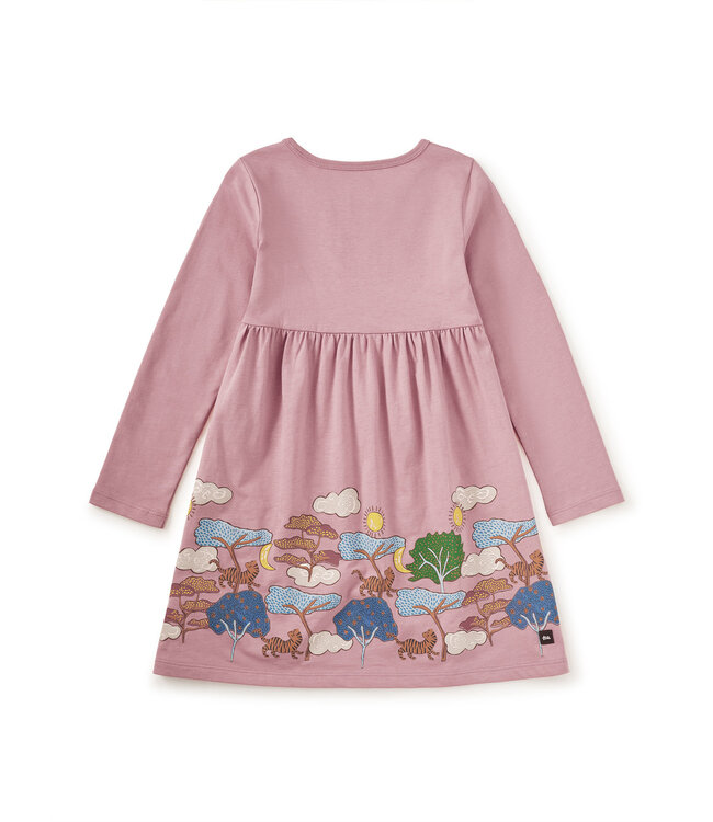 Tea Collection Tiger Story Skirted Dress