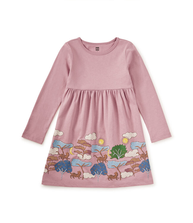 Tea Collection Tiger Story Skirted Dress