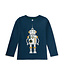 Tea Collection Metallic Robot Graphic Tee