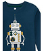 Tea Collection Metallic Robot Graphic Tee