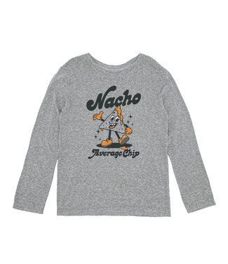 Feather 4 Arrow Nacho L/S Tee - Heather Grey