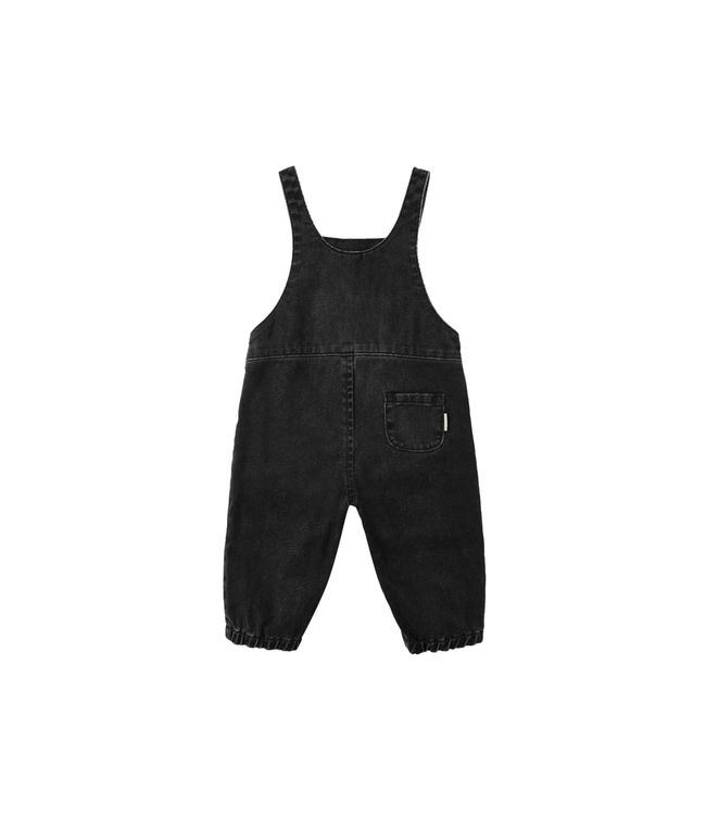 Rylee & Cru Baby Overalls - Washed Black