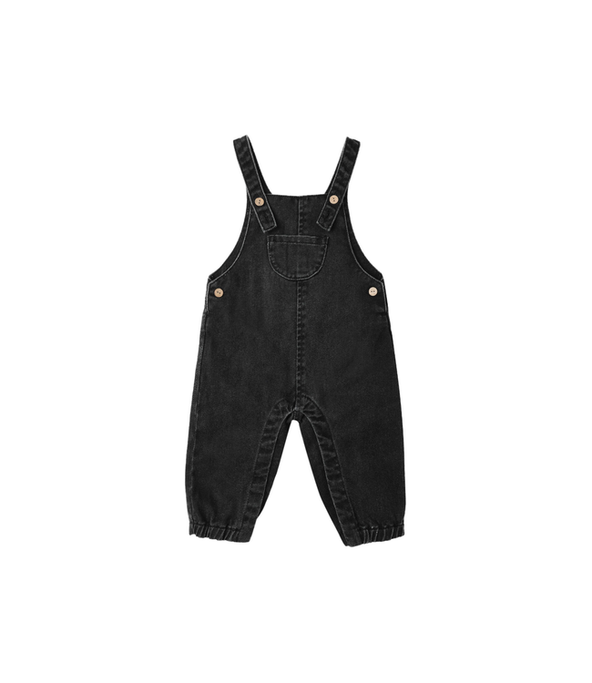 Rylee & Cru Baby Overalls - Washed Black